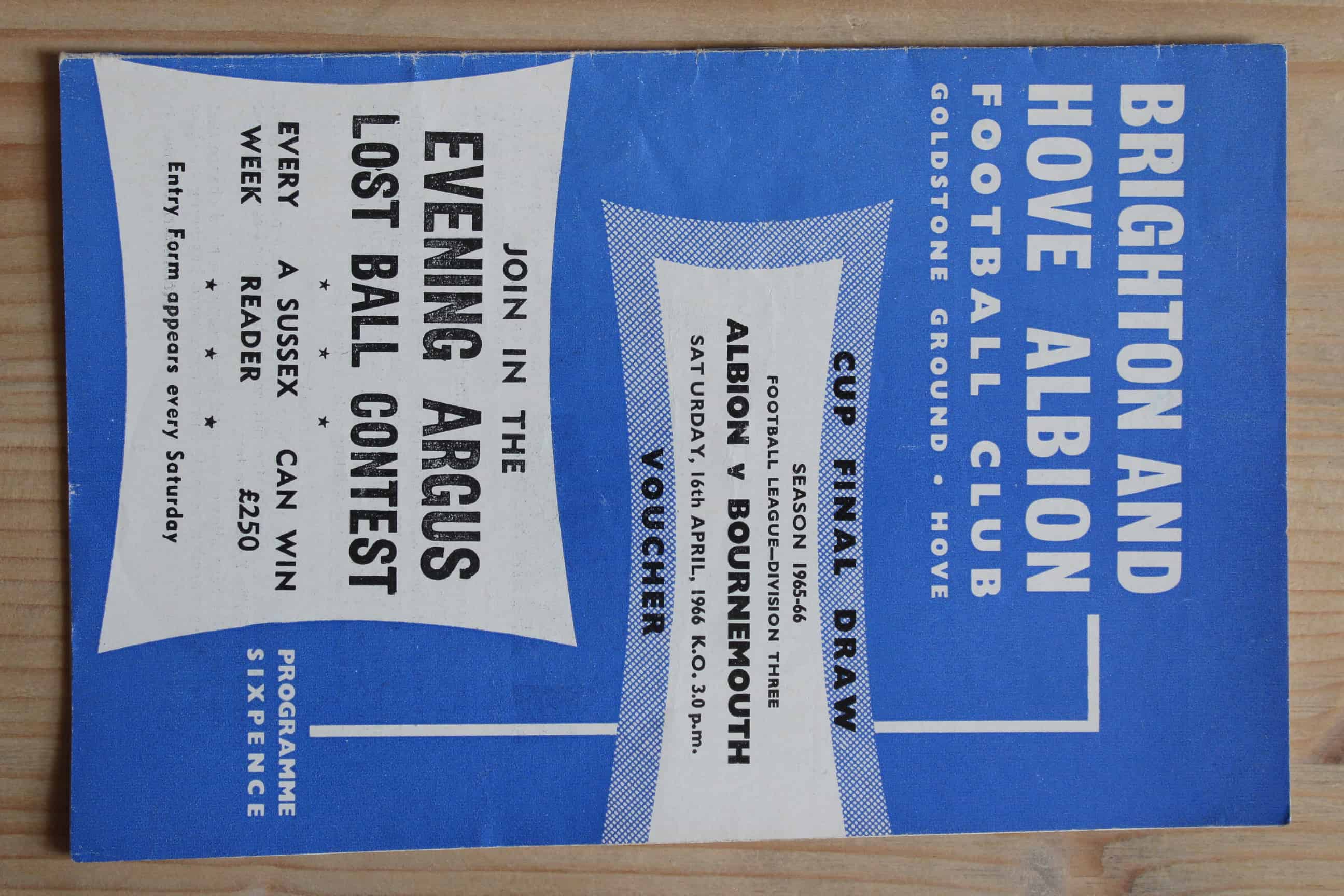 Brighton & Hove Albion FC v Bournemouth & Boscombe